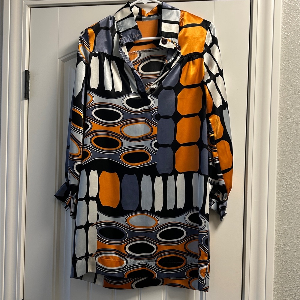 Geometric Patterned Dress